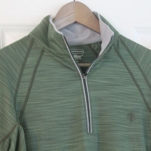 Coolibar Sun Protection 1/2 zip  Size: S Green NWT
